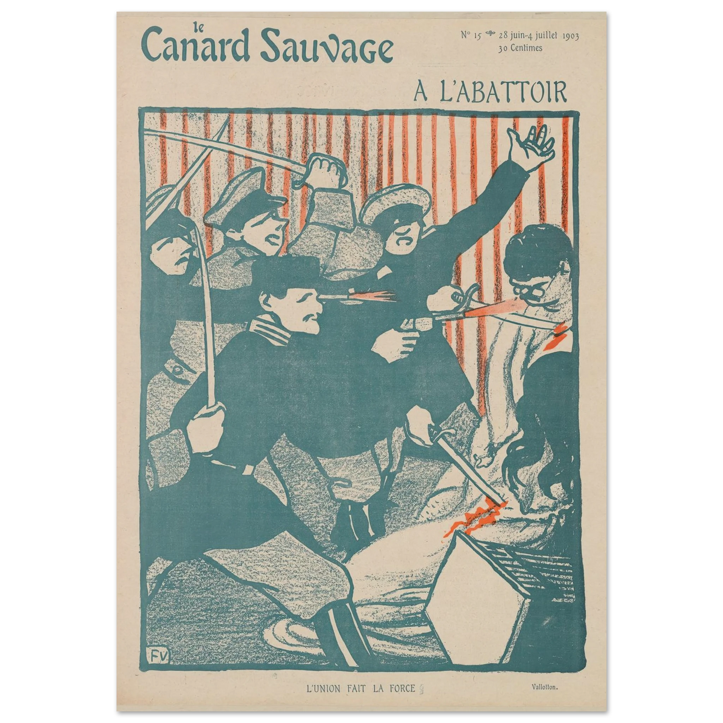 28 juin au 4 juillet 1903 Art Print | Felix Vallotton-Quipham Collections