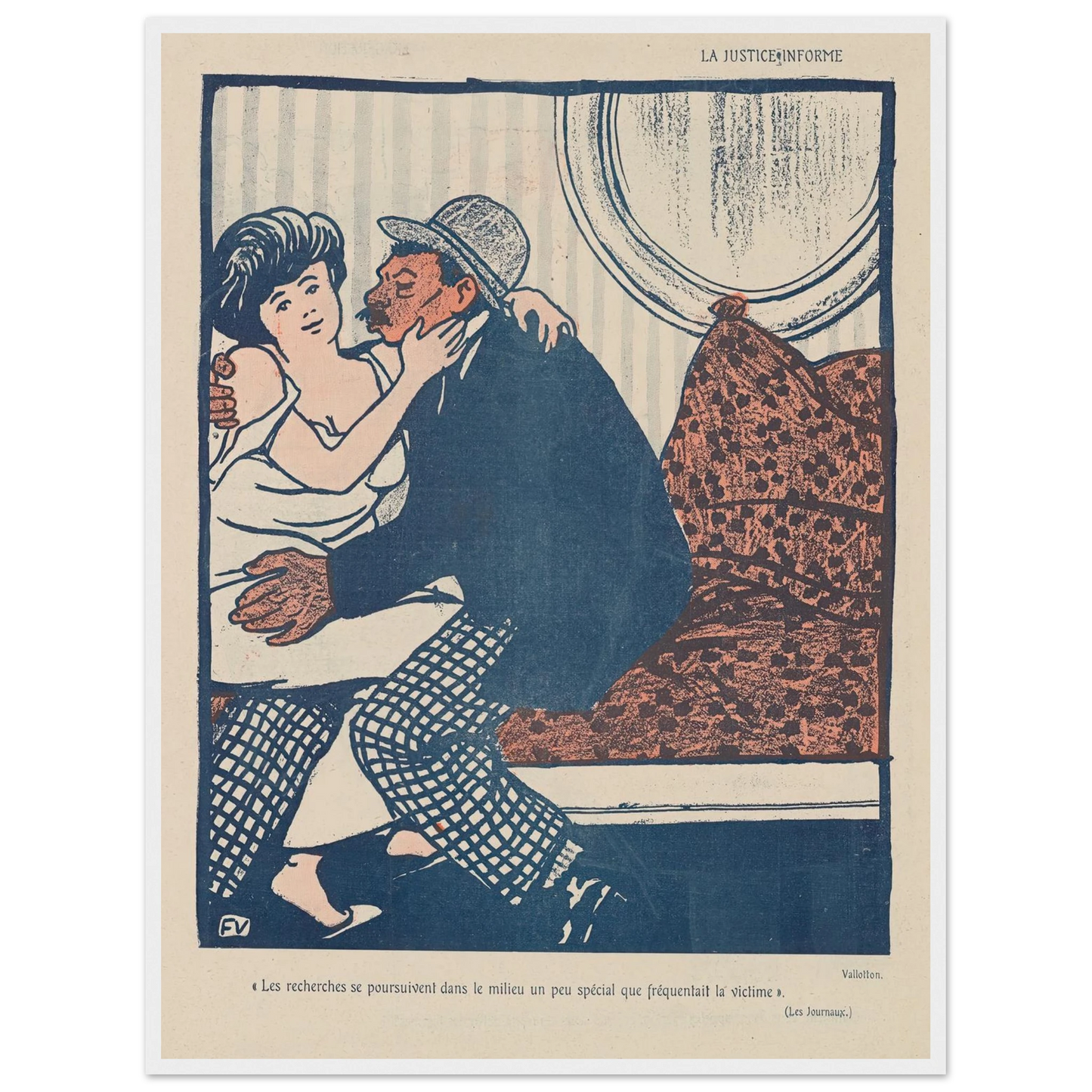 10 octobre 1903. Art Print | Felix Vallotton-Quipham Collections