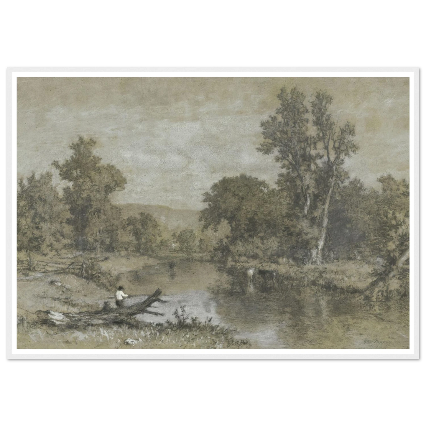 Milton, New York (ca. 1856) Art Print | George Inness-Quipham Collections