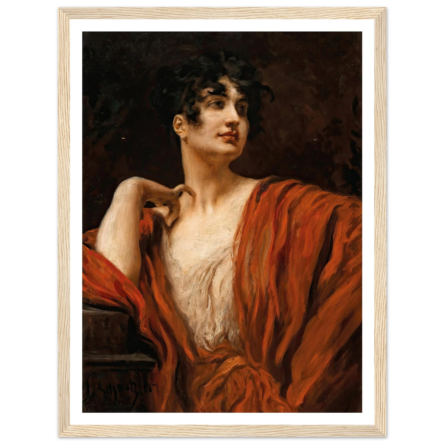 A Young Beauty Art Print | Leopold Schmutzler-Quipham Collections