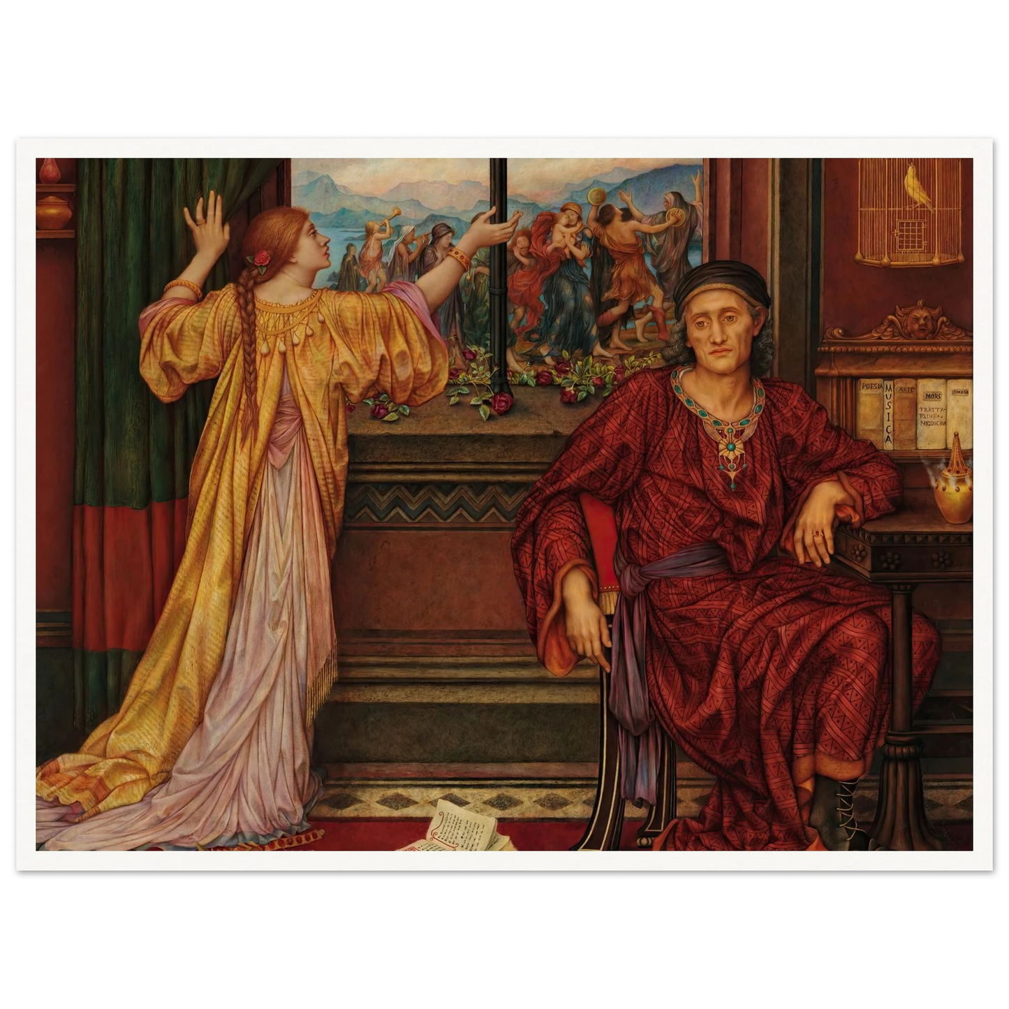The Gilded Cage (1919) Art Print | Evelyn de Morgan-Quipham Collections