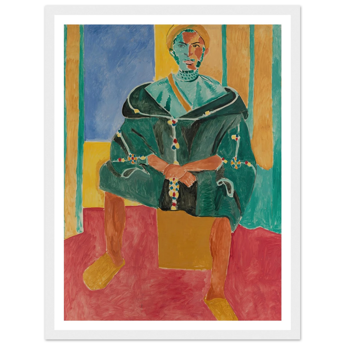 Seated Riffian (Le Rifain assis) (1912) Art Print | Henri Matisse-Quipham Collections