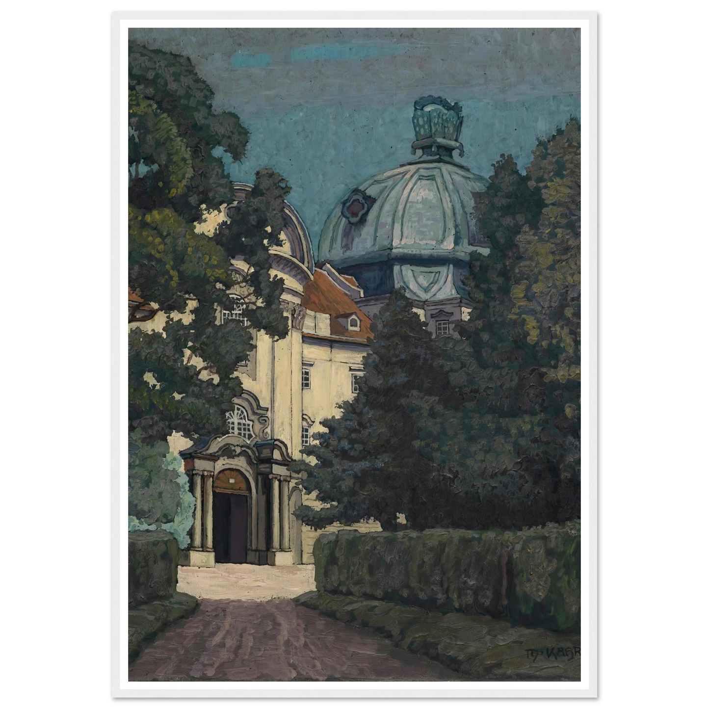 Stiftsportal Klosterneuburg (1924) Art Print | Max Kahrer-Quipham Collections