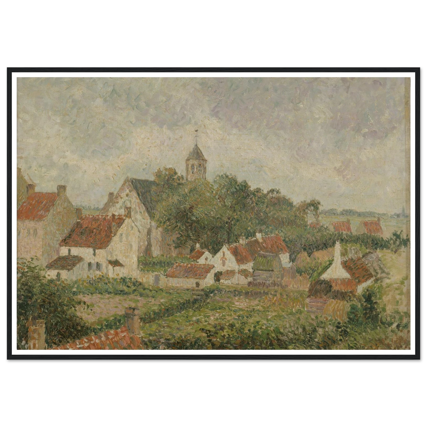 Le village de Knocke (1894) Art Print | Camille Pissarro-Quipham Collections