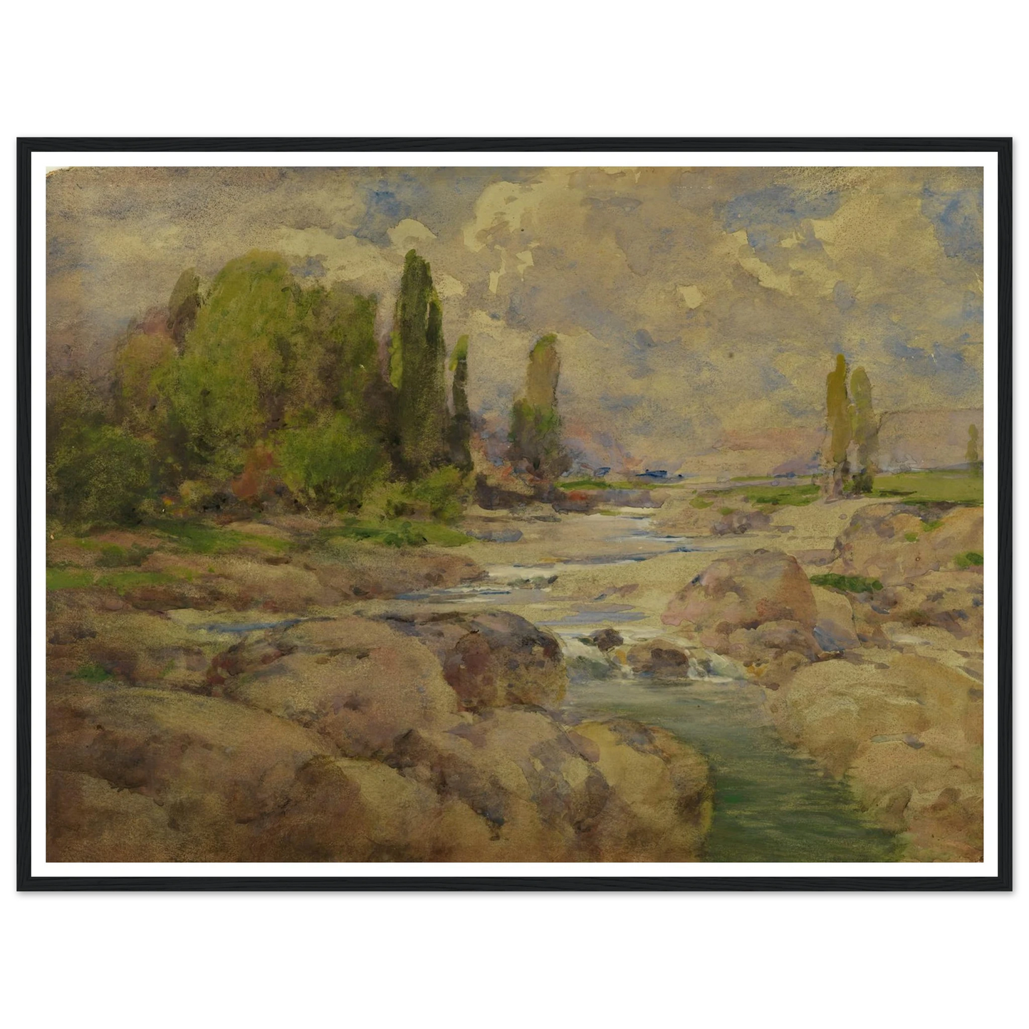 The Normal Rock Creek (1910) Art Print | William Henry Holmes-Quipham Collections