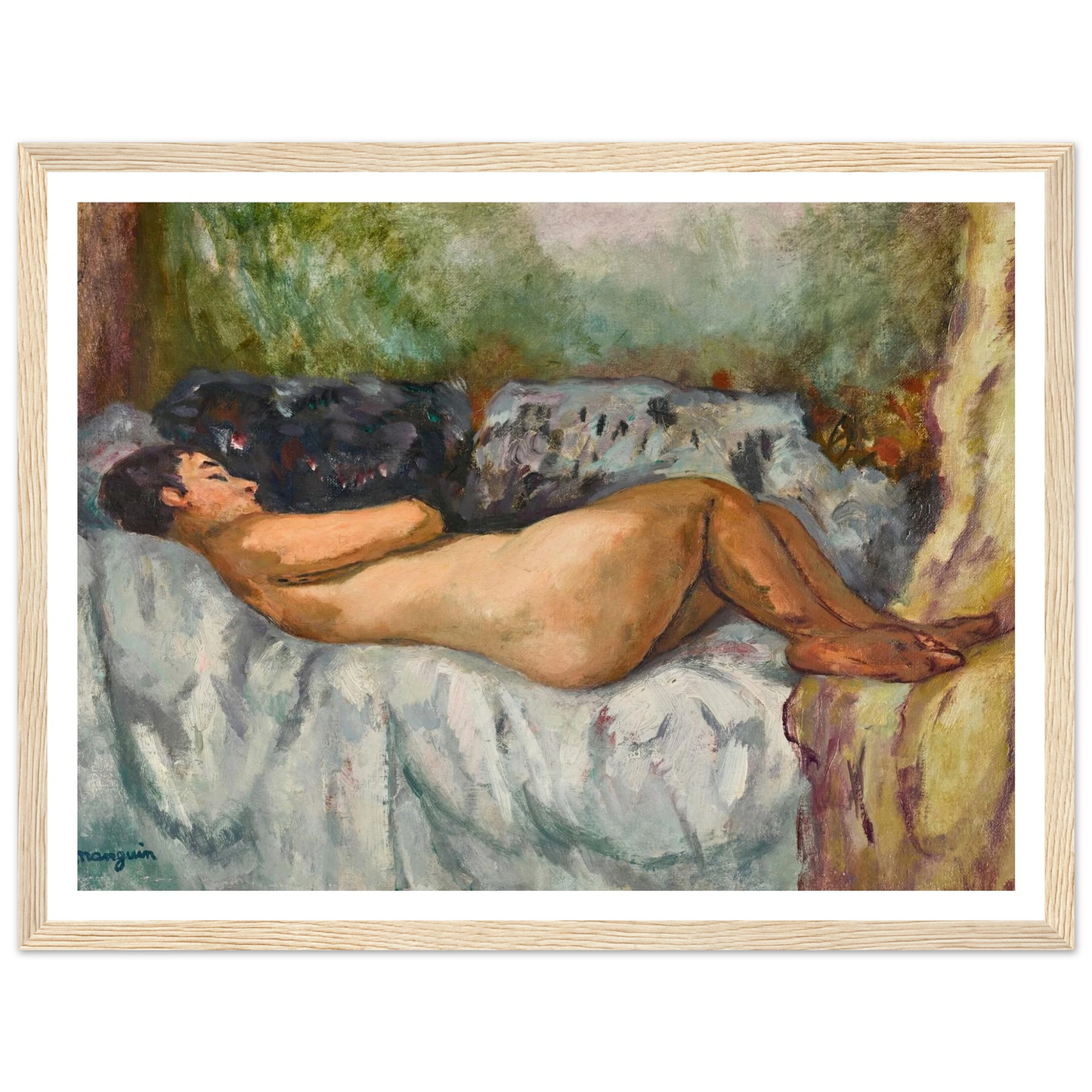 Jeanne; Nu allongé (1931) Art Print | Henri Manguin-Quipham Collections