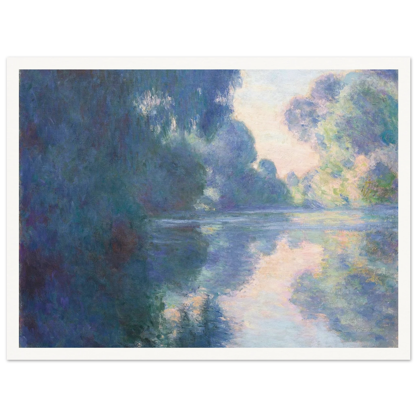 Matinée sur la Seine (1897) Art Print | Claude Monet-Quipham Collections