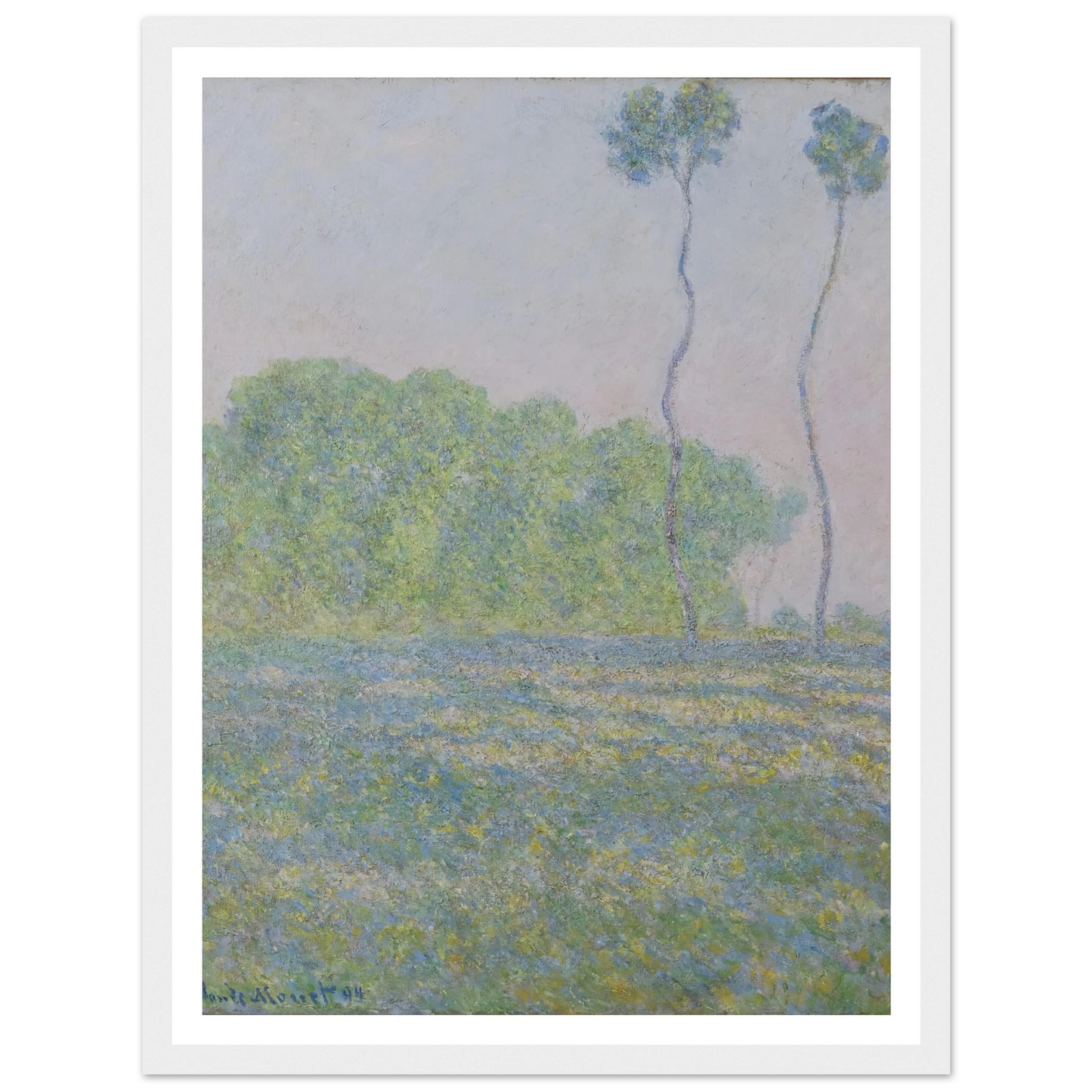 Meadow at Giverny (1894) Art Print | Claude Monet-Quipham Collections