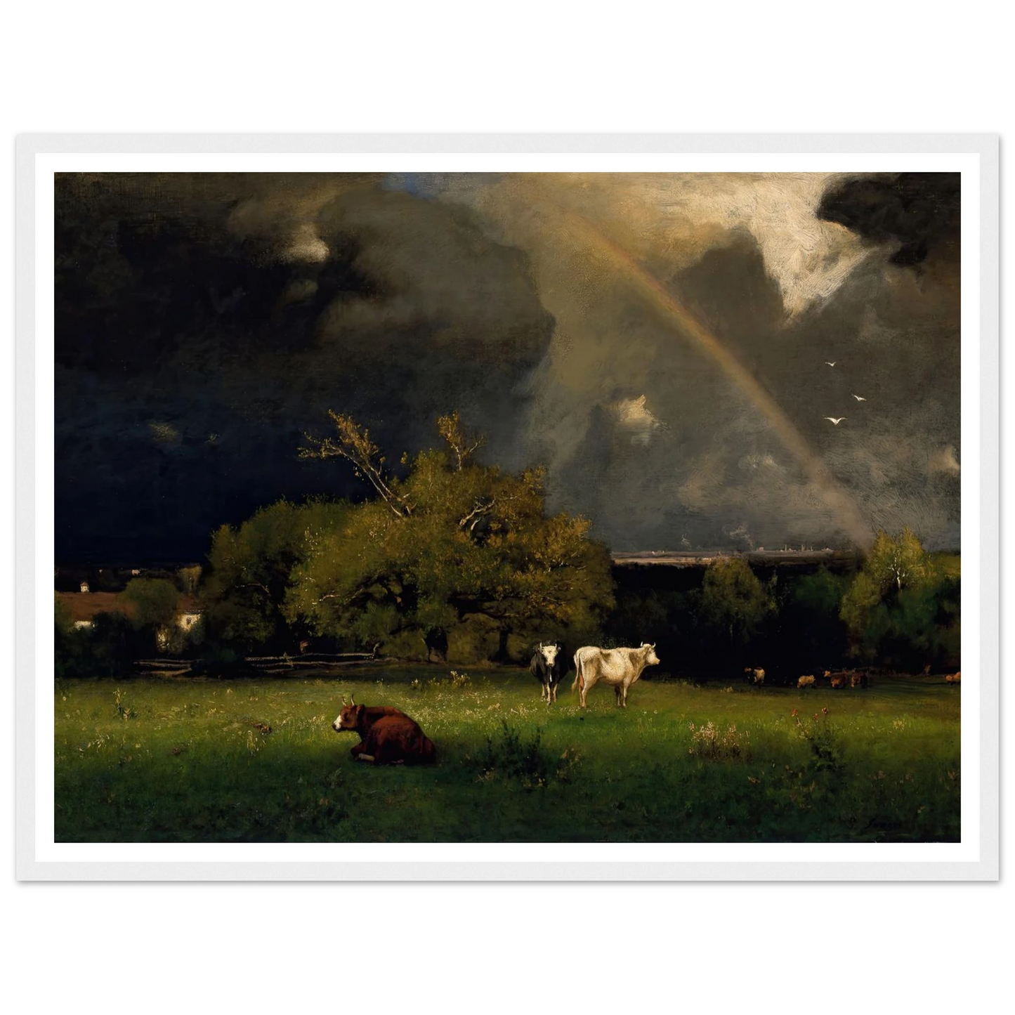 The Rainbow Art Print | George Inness-Quipham Collections