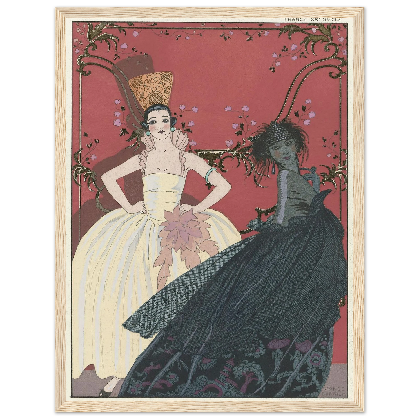 Le Jour et la Nuit (1922) Art Print | George Barbier-Quipham Collections
