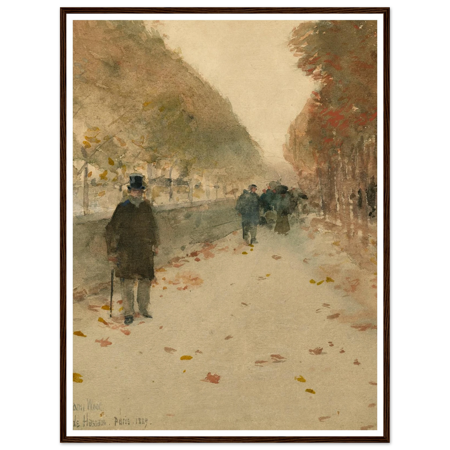 Quai du Louvre (1889) Art Print | Childe Hassam-Quipham Collections
