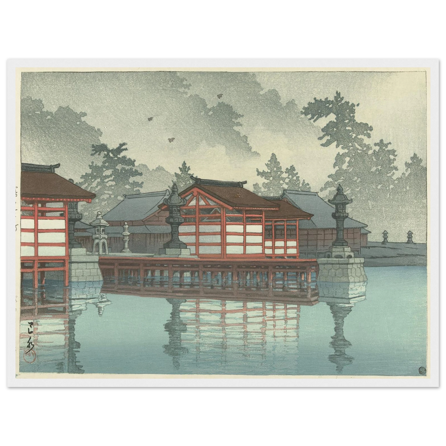 Kiri no Miyajima (Miyajima in mist) (1947) Art Print | Kawase Hasui-Quipham Collections