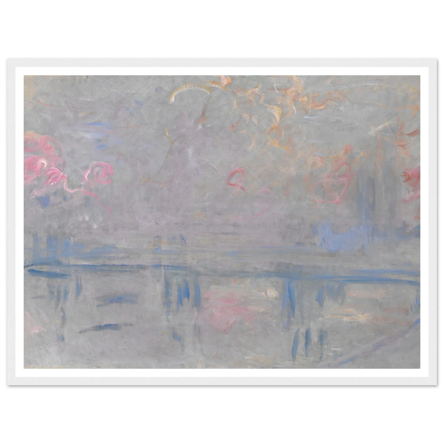 Charing Cross Bridge (1900) Art Print | Claude Monet-Quipham Collections