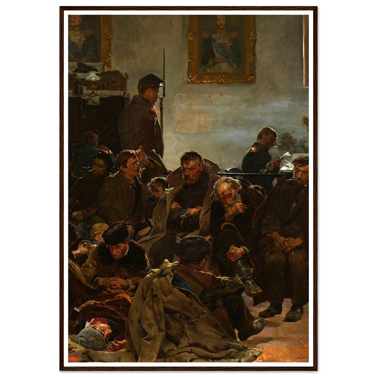 On the way to exile (Convicts on the way to Siberia) (1890) Art Print | Jacek Malczewski-Quipham Collections