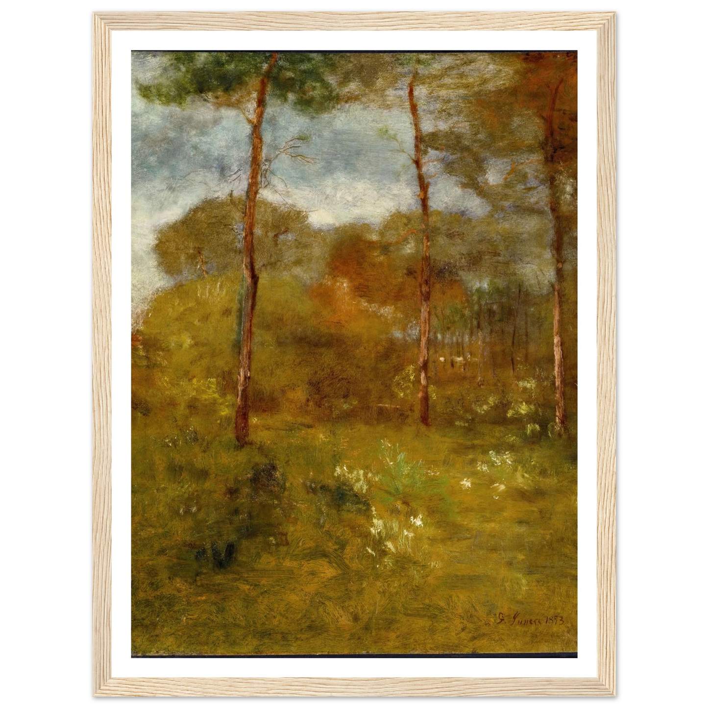 Orange Road, Tarpon Springs (1893) Art Print | George Inness-Quipham Collections