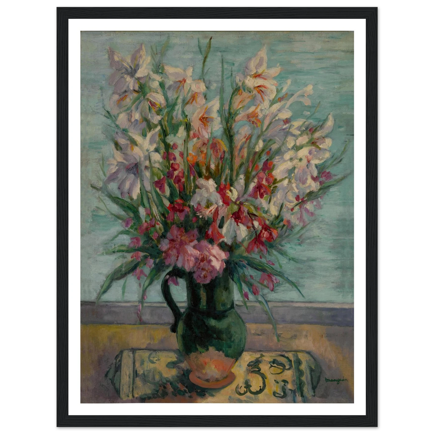 Lauriers-roses devant la mer (1934) Art Print | Henri Manguin-Quipham Collections