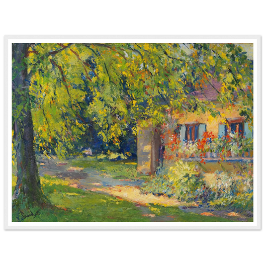 Frühlingsgarten in Starnberg (1920) Art Print | Edward Cucue-Quipham Collections