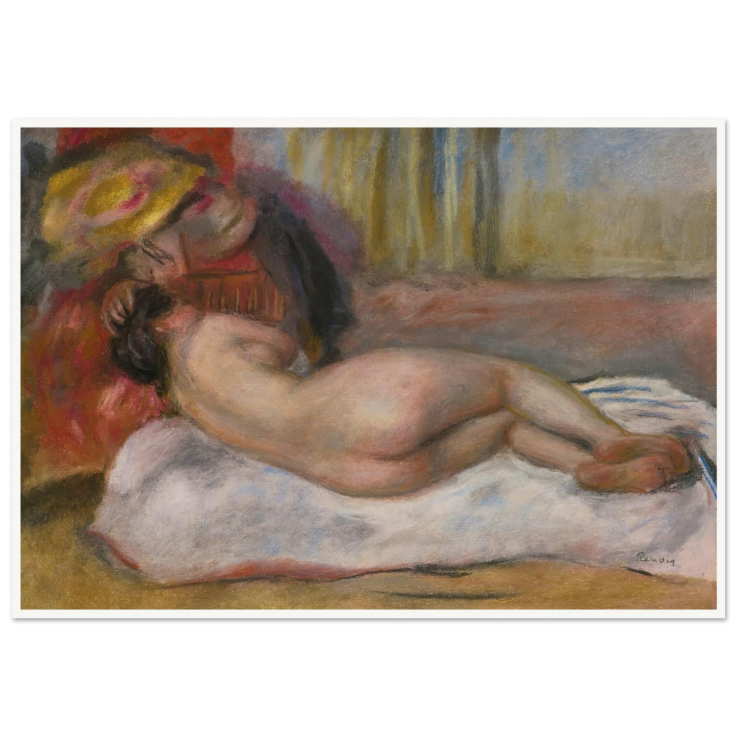 Le Repos (circa 1895) Art Print | Pierre Auguste Renoir-Quipham Collections