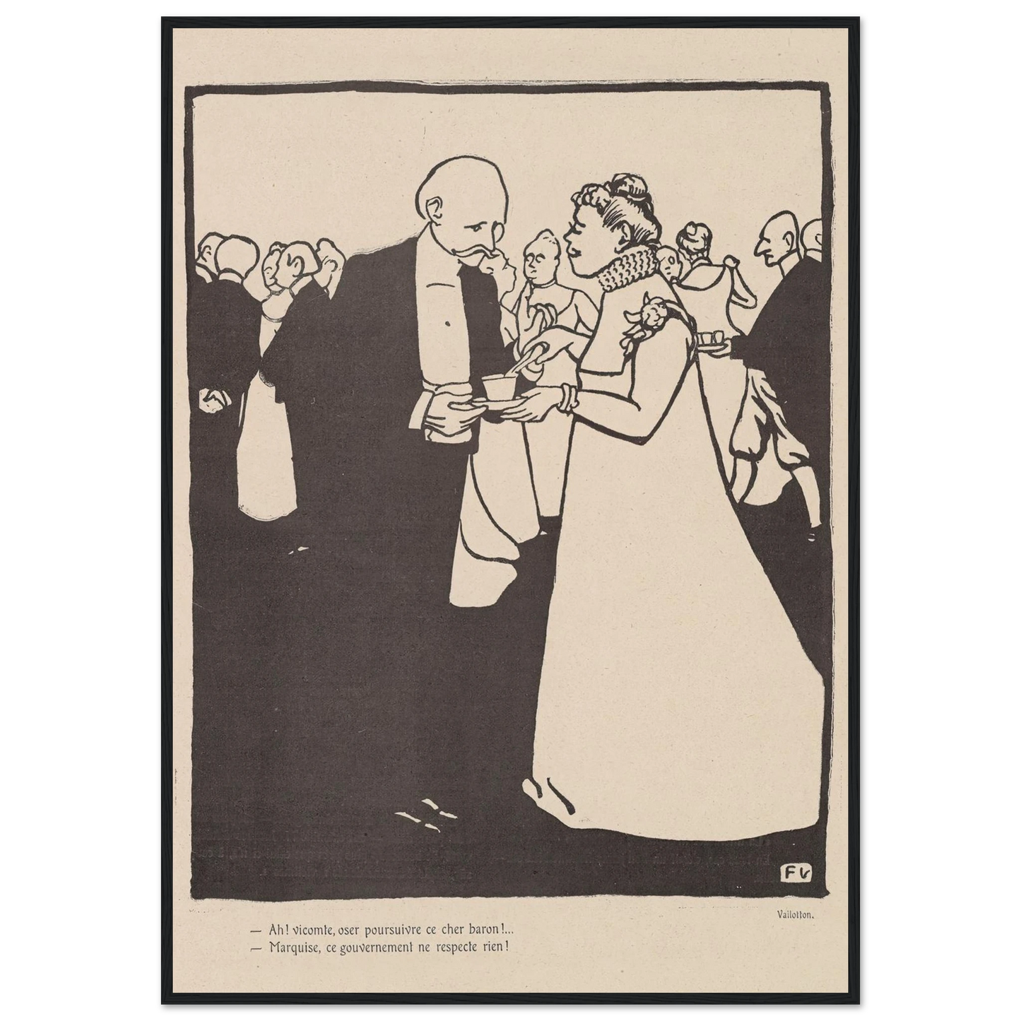 1er août 1903. Art Print | Felix Vallotton-Quipham Collections