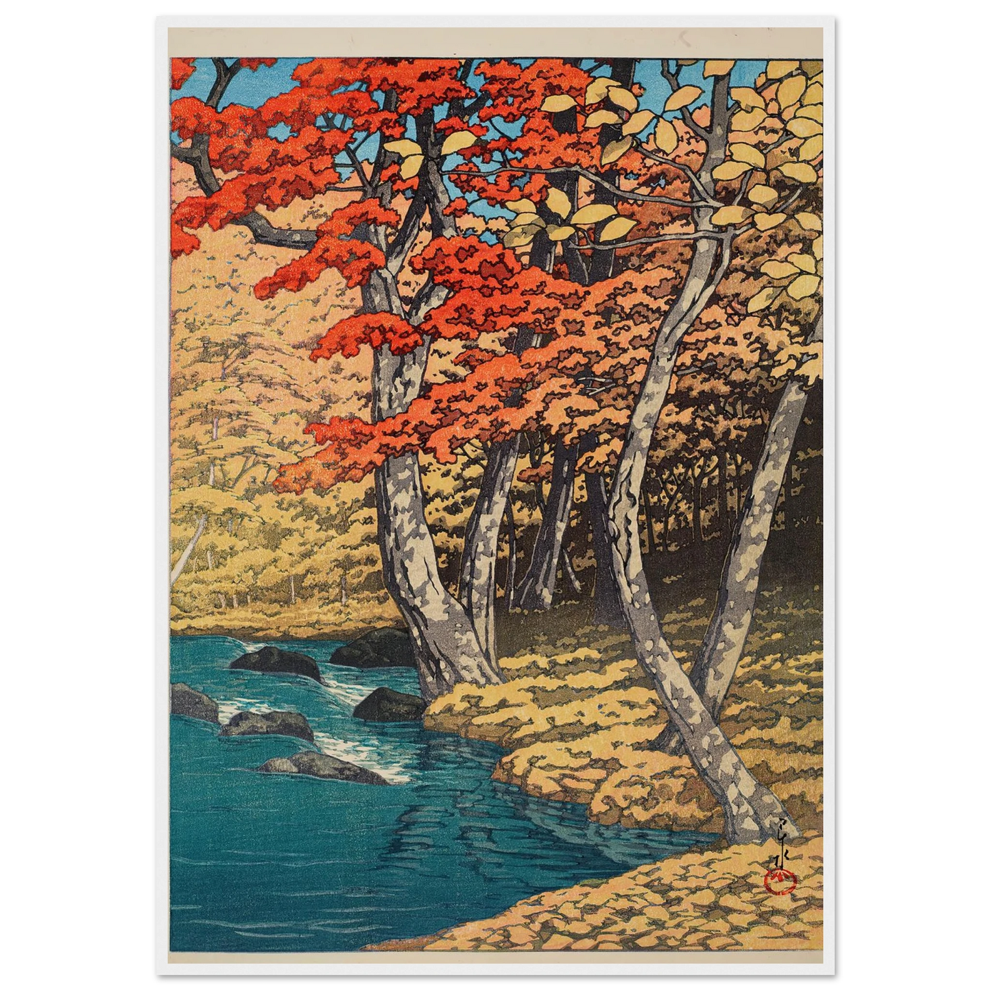 Oirase no aki (Autumn at Oirase) (1933) Art Print | Kawase Hasui-Quipham Collections