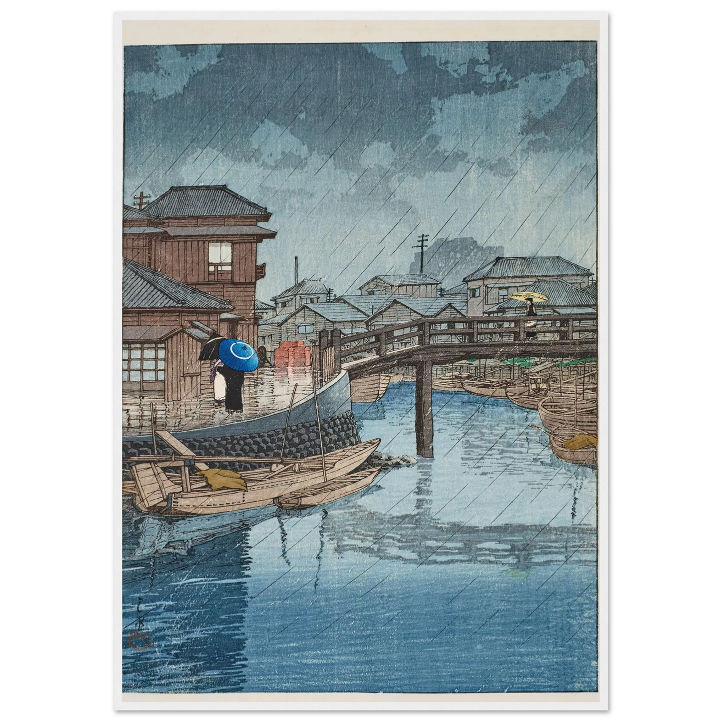 Shinagawa (1931) Art Print | Kawase Hasui-Quipham Collections