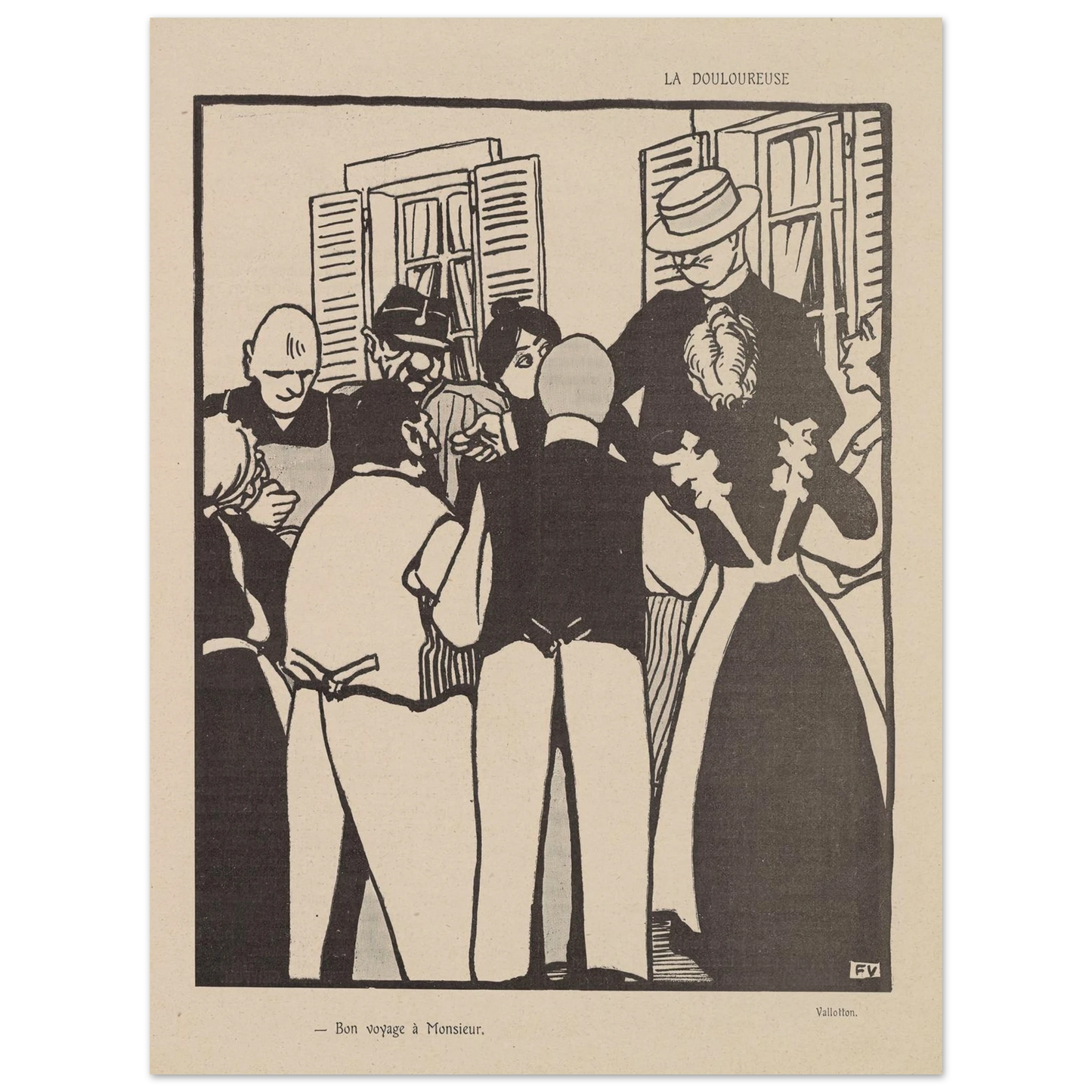 22 août 1903. Art Print | Felix Vallotton-Quipham Collections