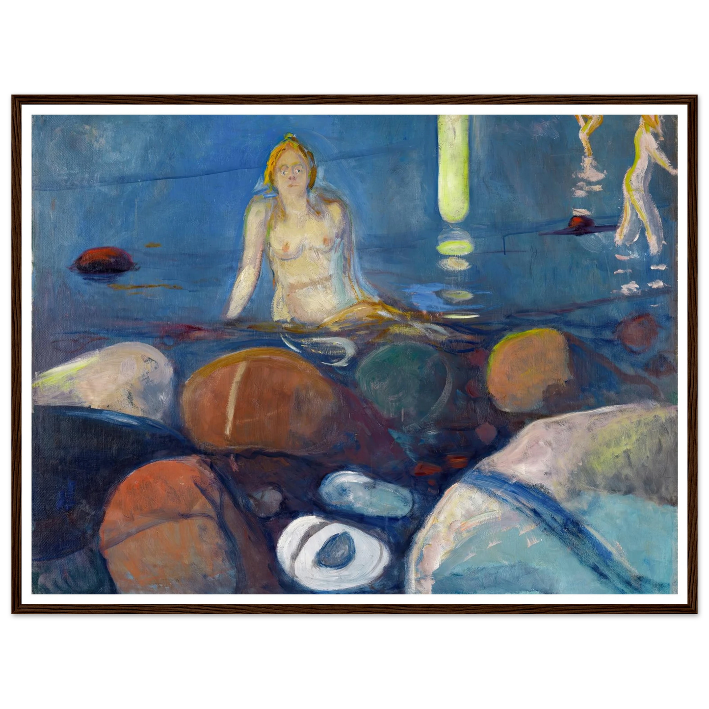 Summer Night. Mermaid (1893) Art Print | Edvard Munch-Quipham Collections