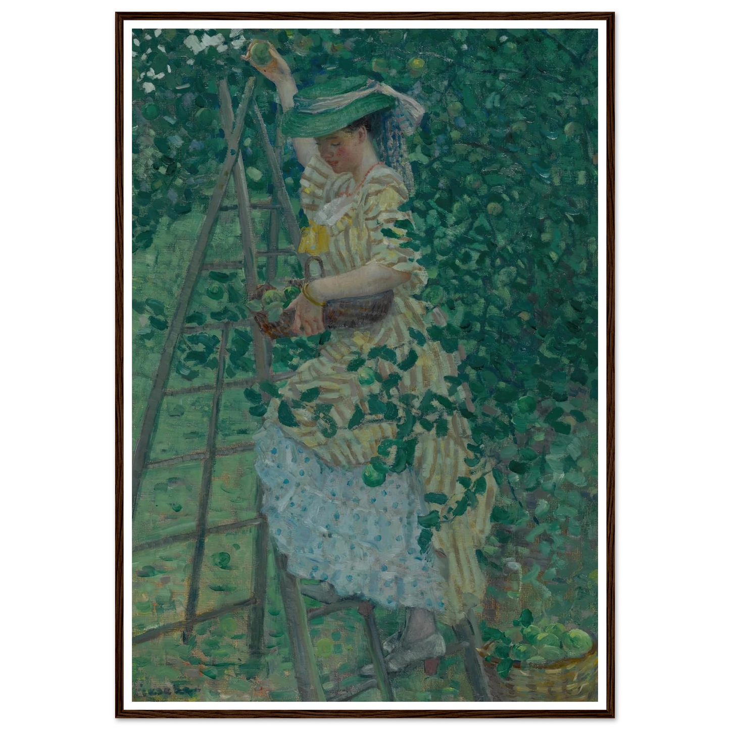 The Apple Tree (1908) Art Print | Frederick Carl Frieseke-Quipham Collections