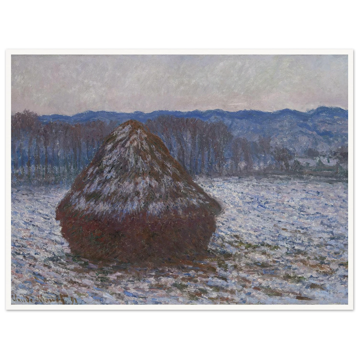 Stack of Wheat (1890) Art Print | Claude Monet-Quipham Collections