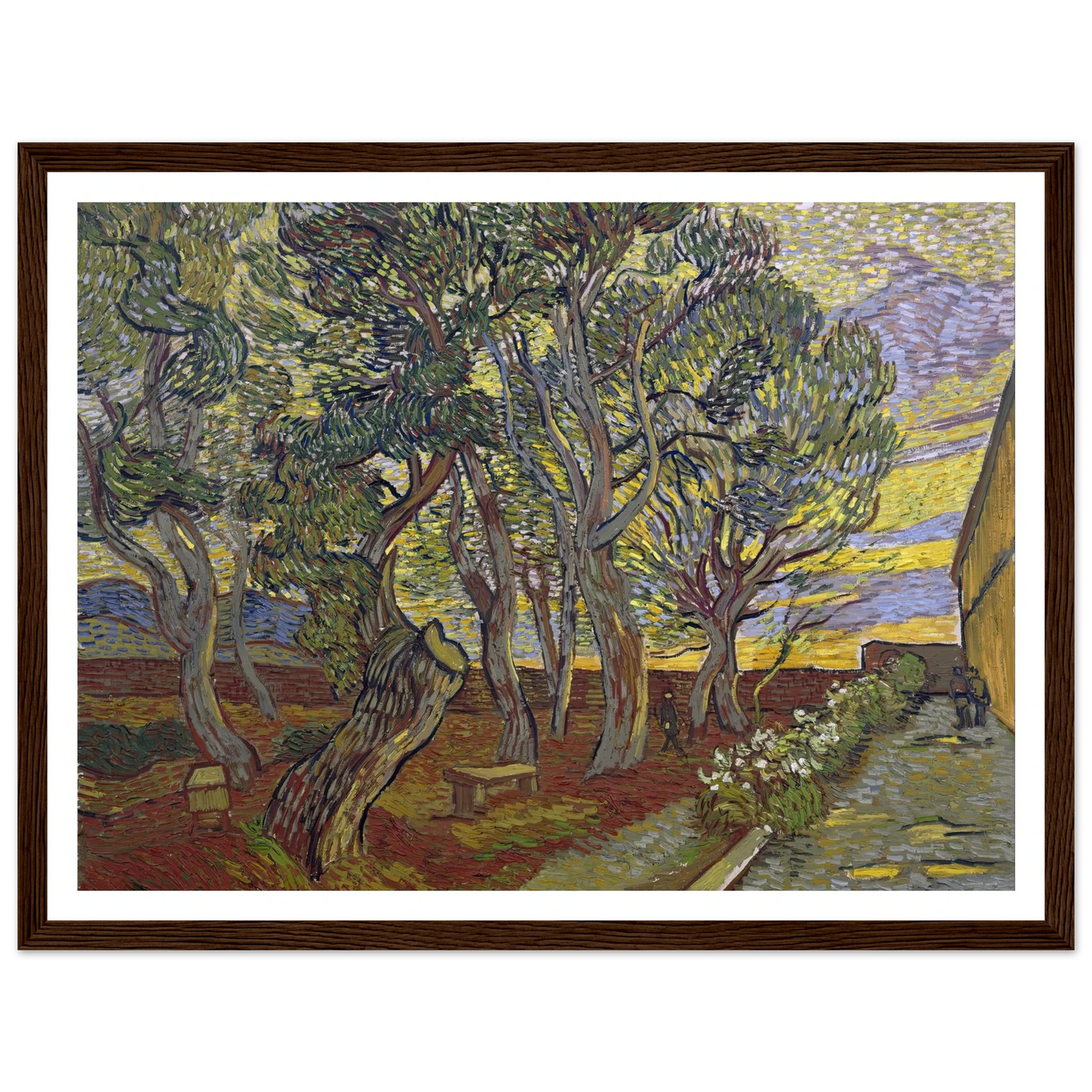 The garden of Saint Paul’s Hospital Art Print | Vincent van Gogh-Quipham Collections