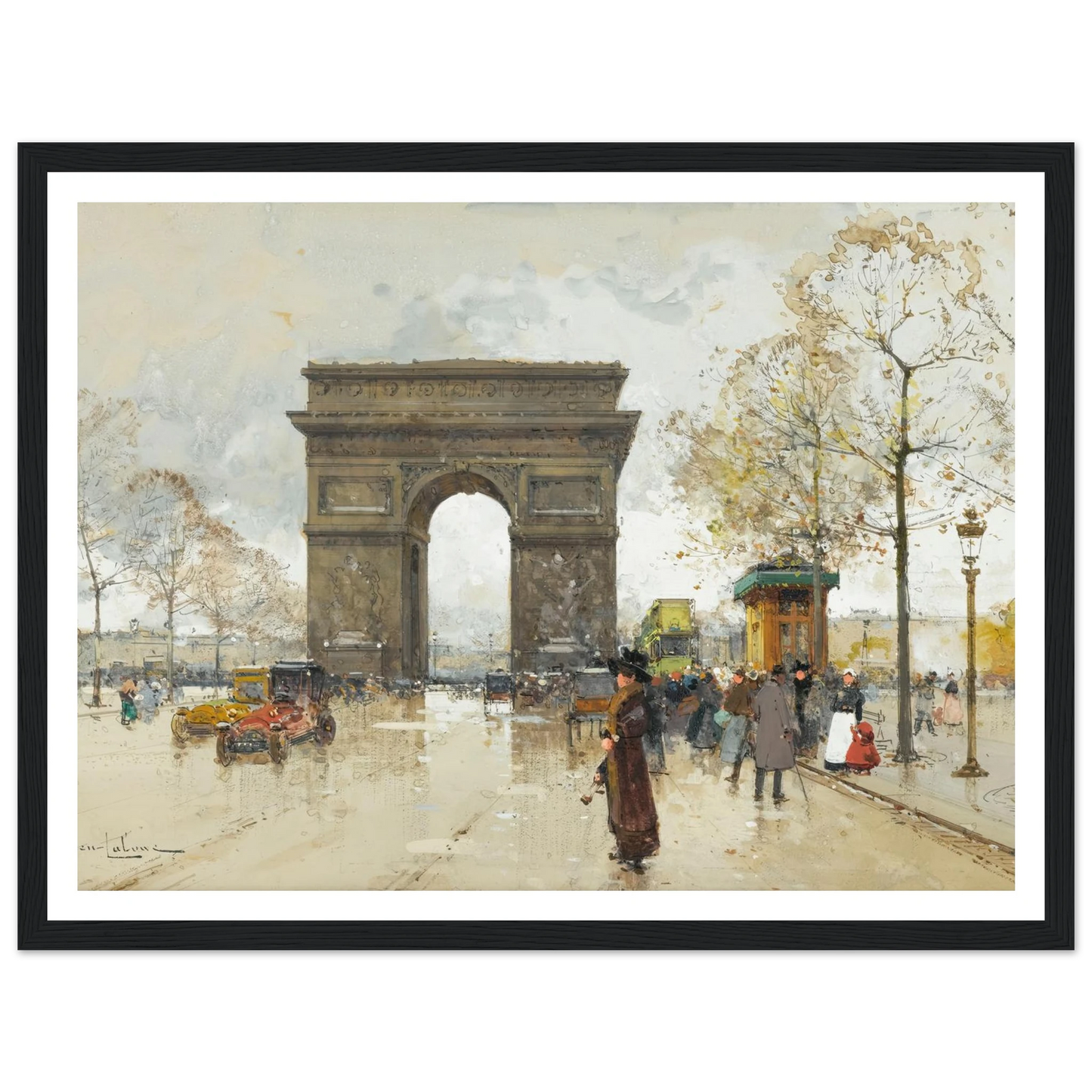 L’arc De Triomphe Art Print | Eugene Galien Laloue-Quipham Collections