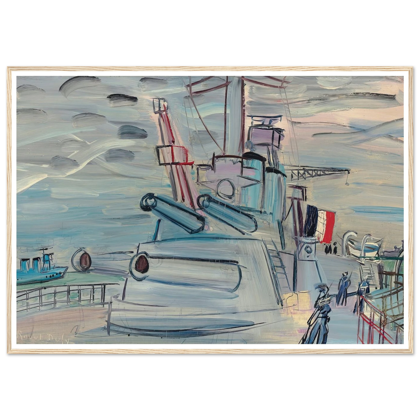 A bord de la flotte (1939) Art Print | Raoul Dufy-Quipham Collections