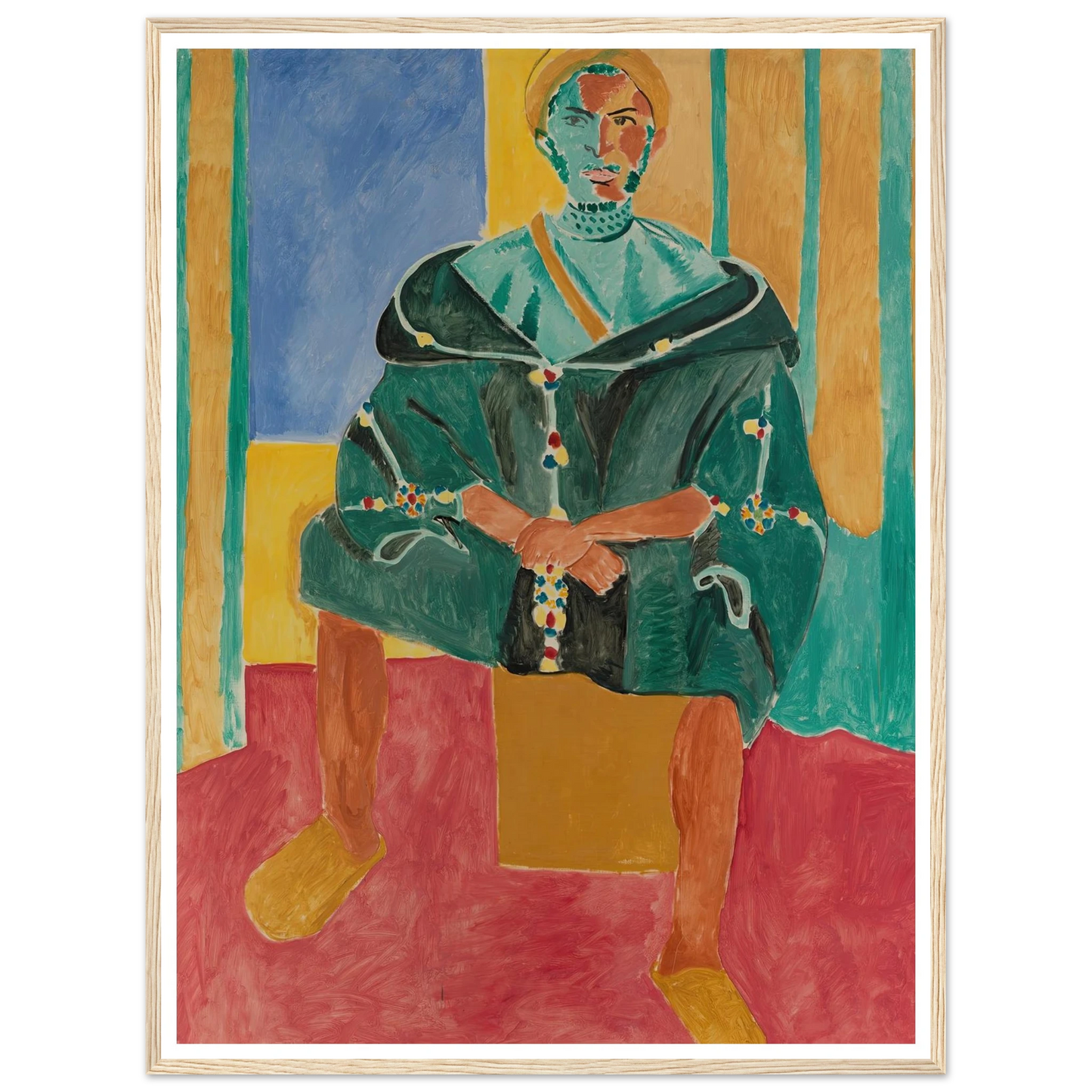 Seated Riffian (Le Rifain assis) (1912) Art Print | Henri Matisse-Quipham Collections