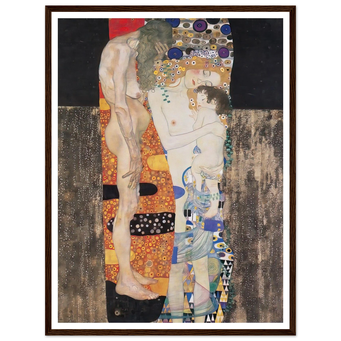 The Three Ages of the Woman (1905) Art Print | Gustav Klimt-Quipham Collections