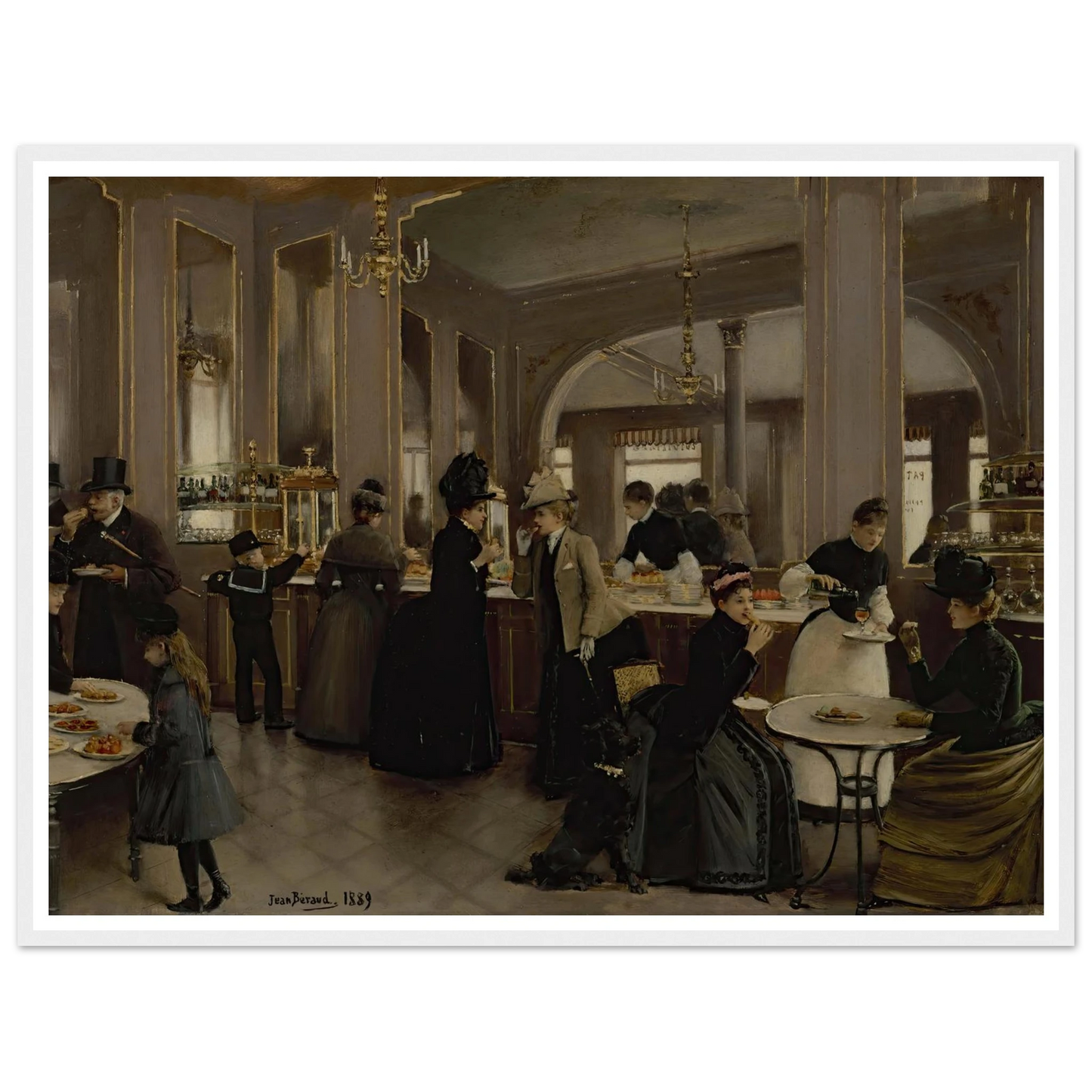 La pâtisserie Gloppe (1889) Art Print | Jean Beraud-Quipham Collections