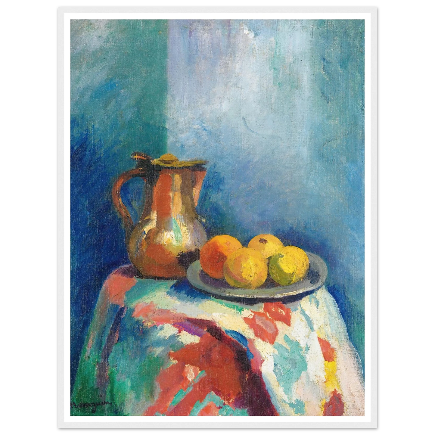 Nature Morte Au Pichet En Cuivre (circa 1902-03) Art Print | Henri Manguin-Quipham Collections