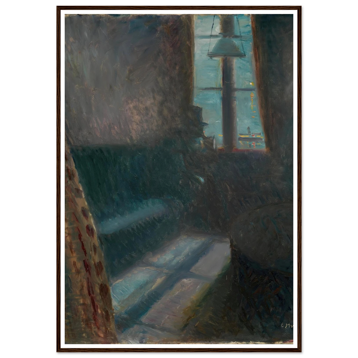 Night in Saint-Cloud (1890) Art Print | Edvard Munch-Quipham Collections