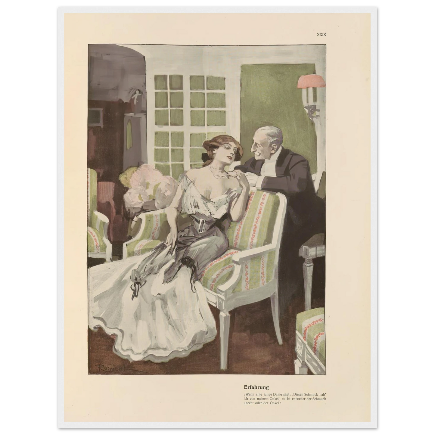Erfahrung (1908) Art Print | Ferdinand Freiherr von Reznicek-Quipham Collections