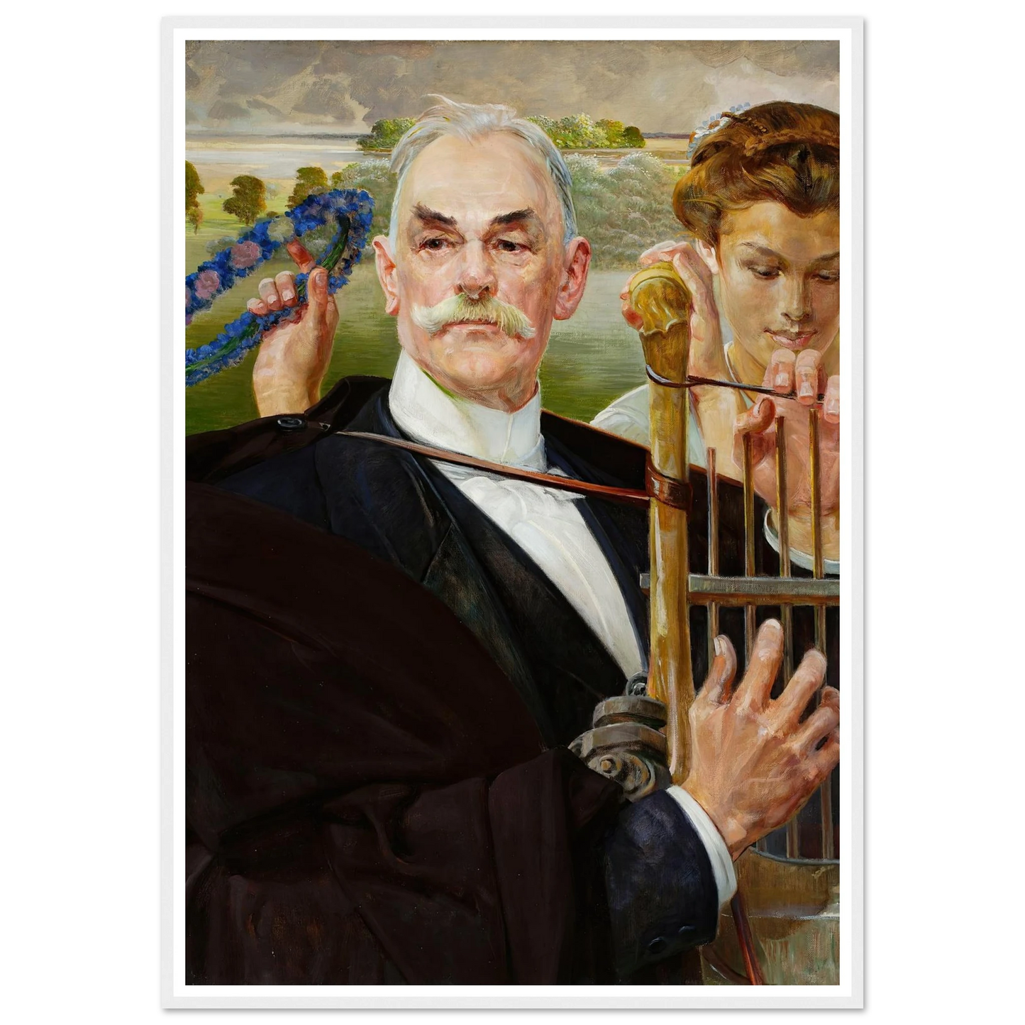Portrait of Władysław Żeleński (1908) Art Print | Jacek Malczewski-Quipham Collections