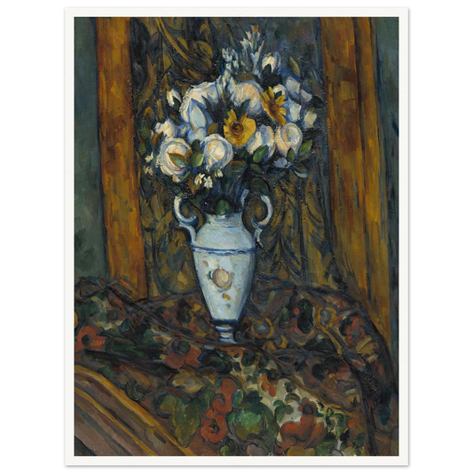 Vase of Flowers (1900-1903) Art Print | Paul Cezanne-Quipham Collections