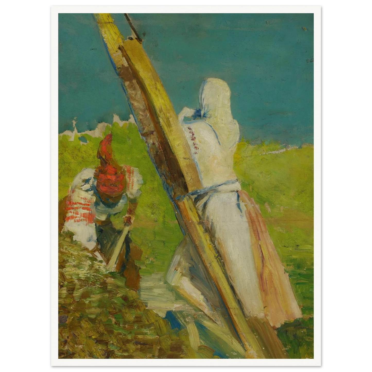 At the shadoof Art Print | Jacek Malczewski-Quipham Collections