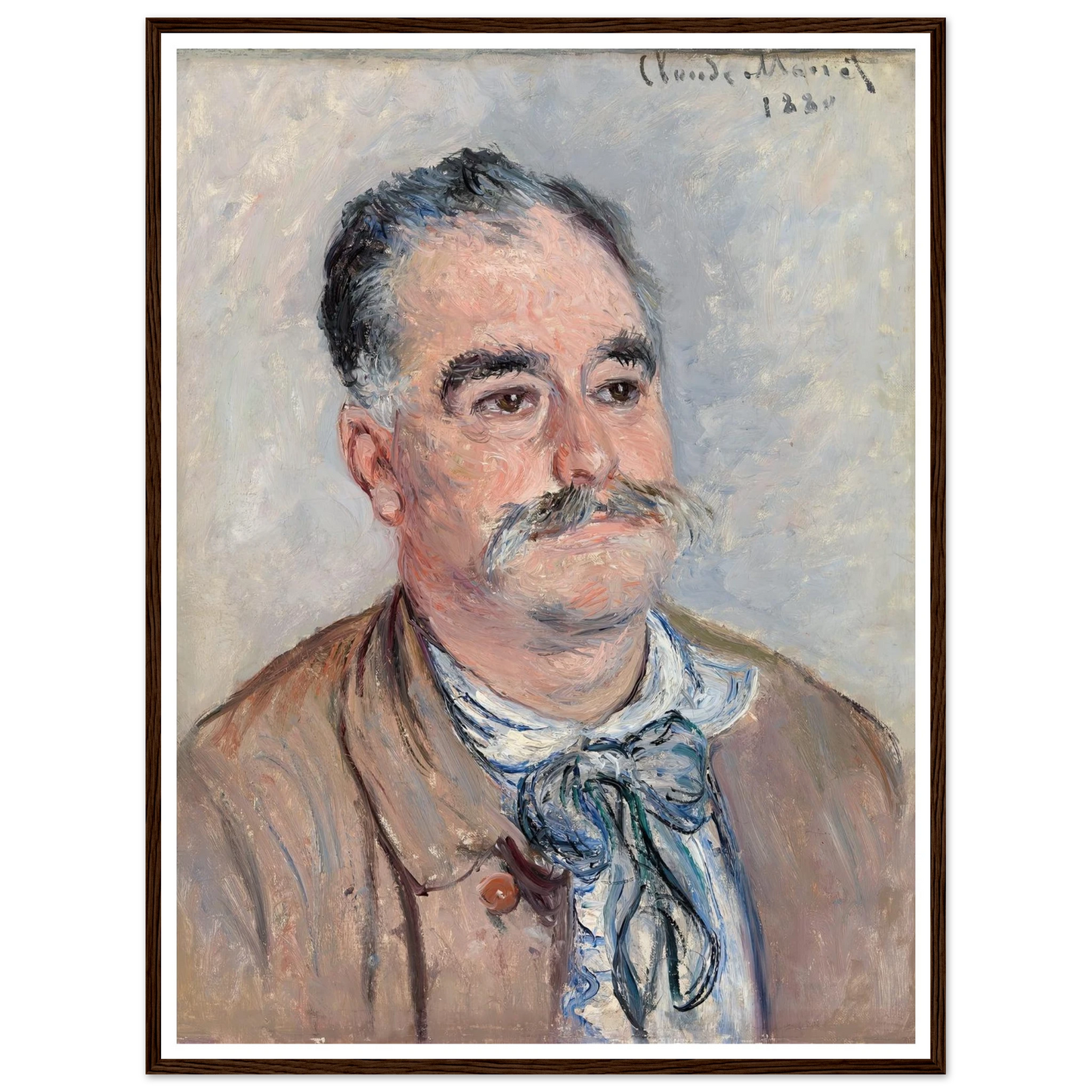 Monsieur Coqueret (Father) (1880) Art Print | Claude Monet-Quipham Collections