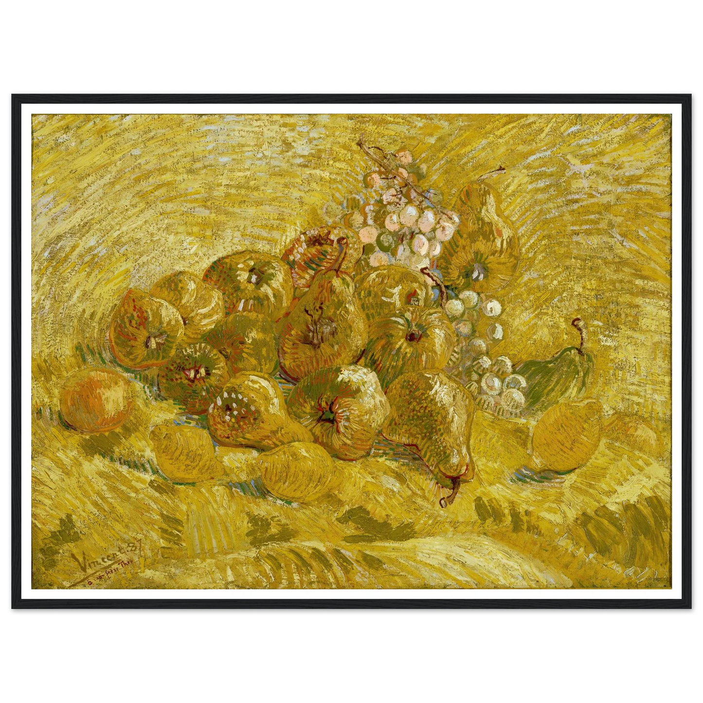 Quinces, lemons, pears and grapes (from 1887 until 1888) Art Print | Vincent van Gogh-Quipham Collections