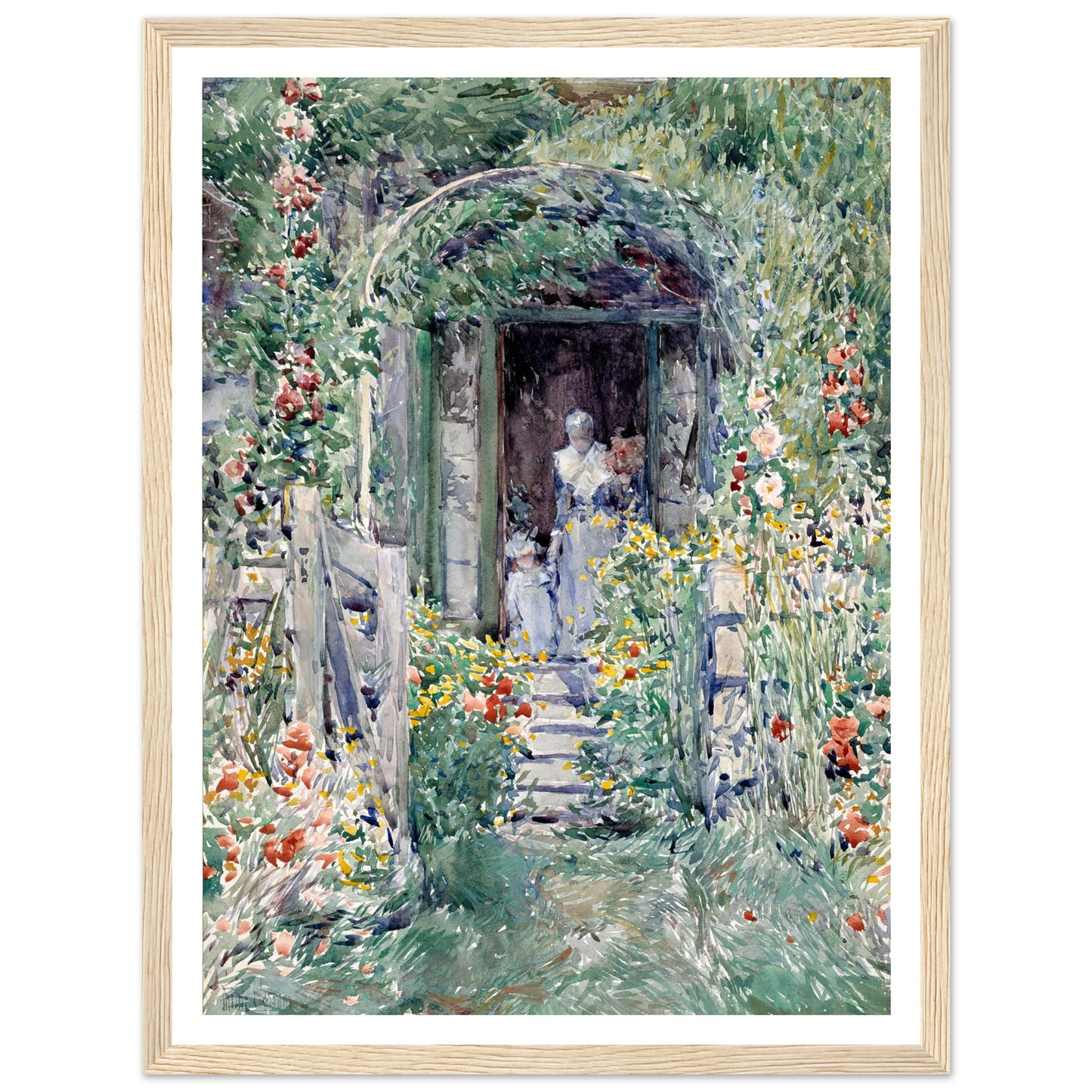 The Garden in Its Glory (1892) Art Print | Childe Hassam-Quipham Collections