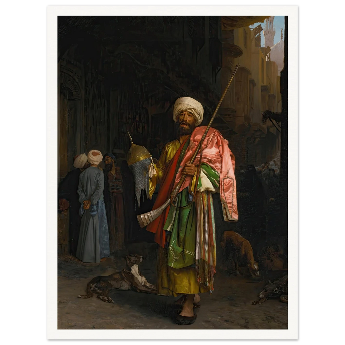 Marchand Ambulant Au Caire Art Print | Jean Leon Gerome-Quipham Collections