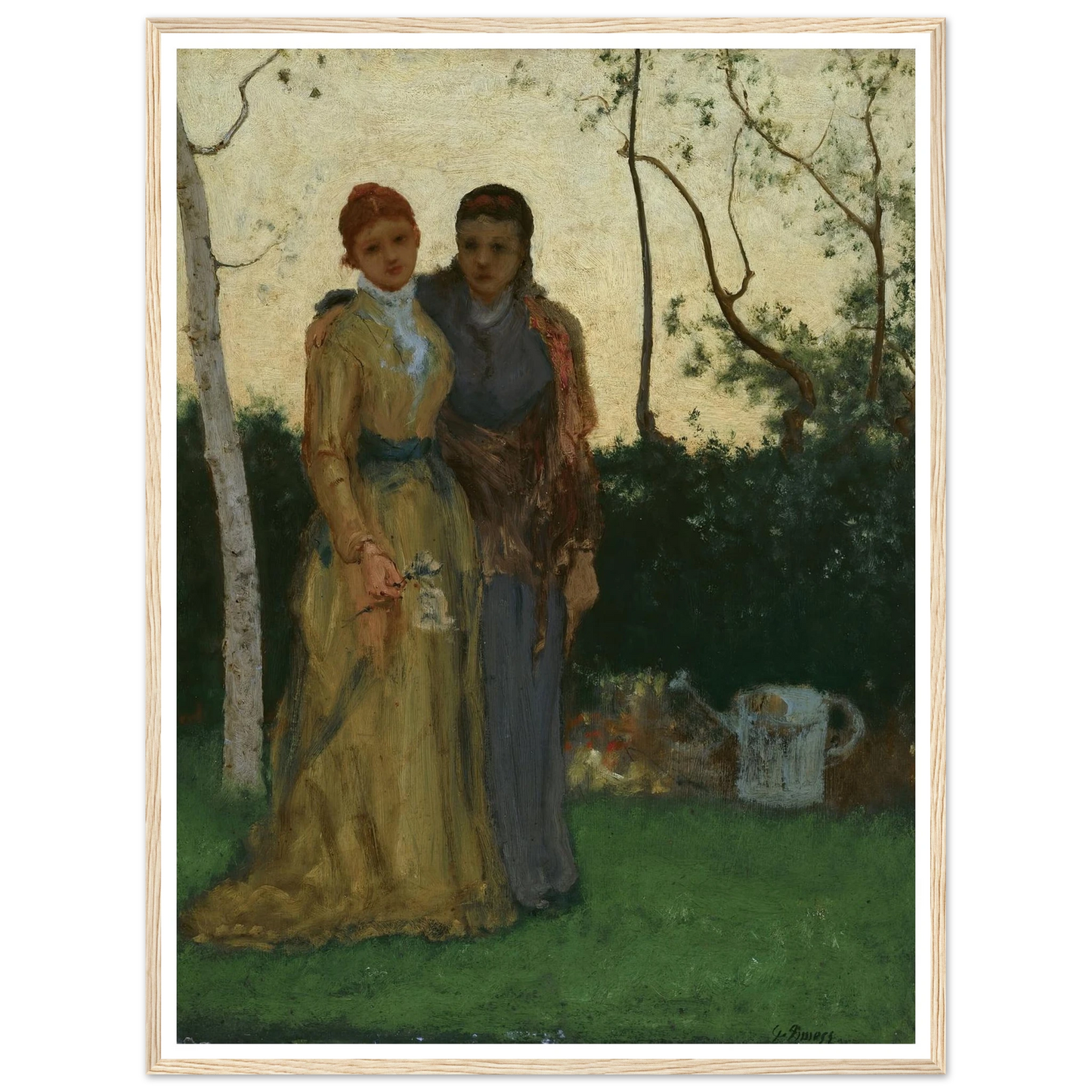 The Sisters (1882) Art Print | George Inness-Quipham Collections