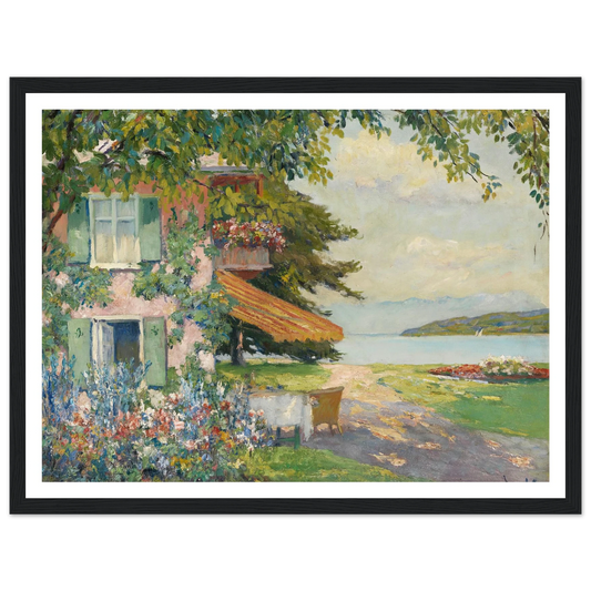 Spring Garden in Starnberg (1920) Art Print | Edward Cucue-Quipham Collections