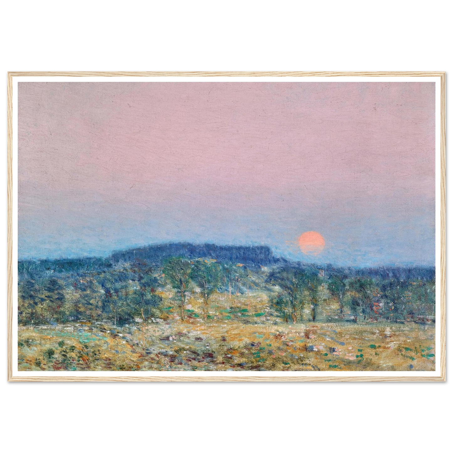 September Moonrise (1900) Art Print | Childe Hassam-Quipham Collections