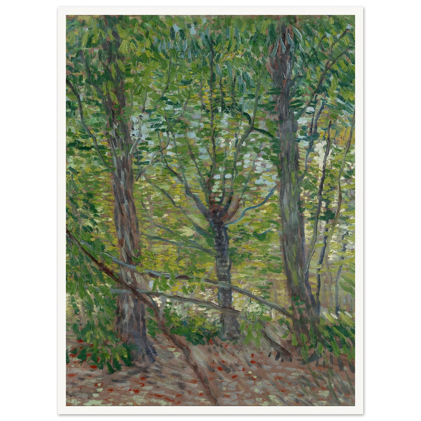 Trees Art Print | Vincent van Gogh-Quipham Collections