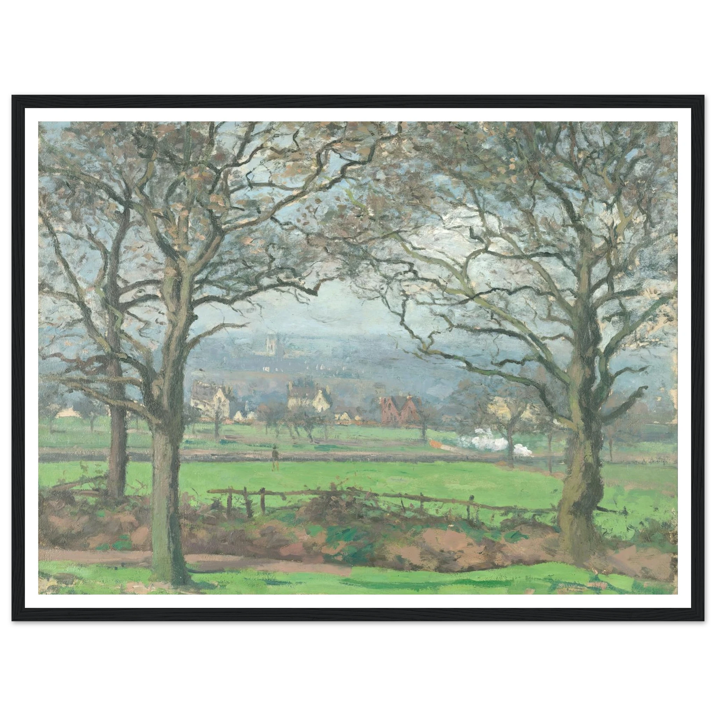 Near Sydenham Hill (1871) Art Print | Camille Pissarro-Quipham Collections